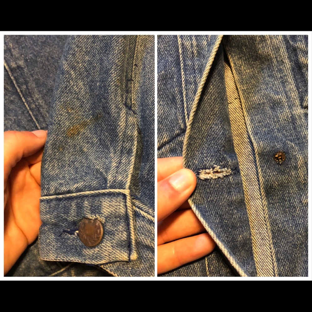 VINTAGE Harley Davidson women’s eagle denim jacket - PLEASE READ DESCRIPTION - Picture 5 of 8